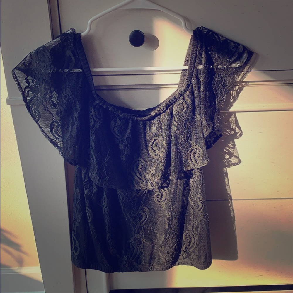 Off the shoulder shirt